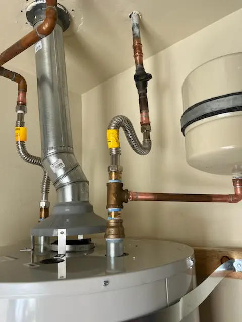 Water heater installation and plumbing repair in Five Points
